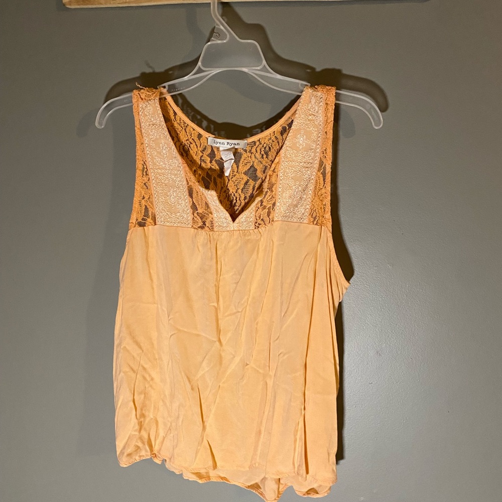 Peach Colored Women's Sleeveless Top